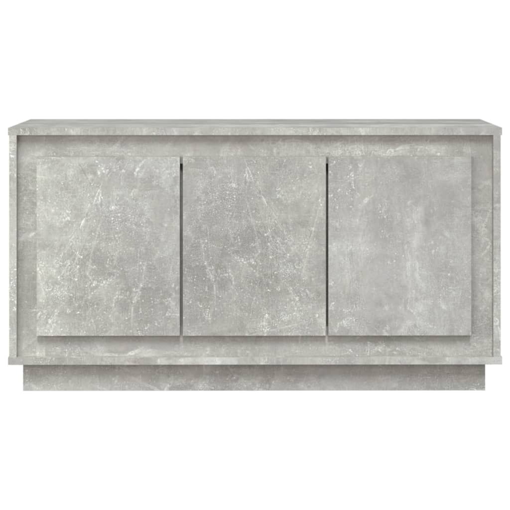 Servantă, gri beton, 102x35x55 cm, lemn prelucrat