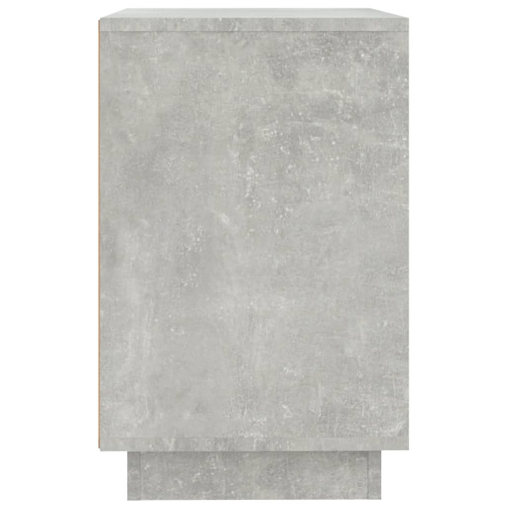 Servantă, gri beton, 102x35x55 cm, lemn prelucrat