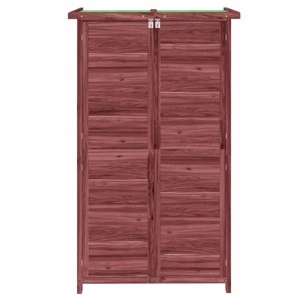 Magazie de unelte de grădină cafeniu 83x57x140cm lemn masiv pin