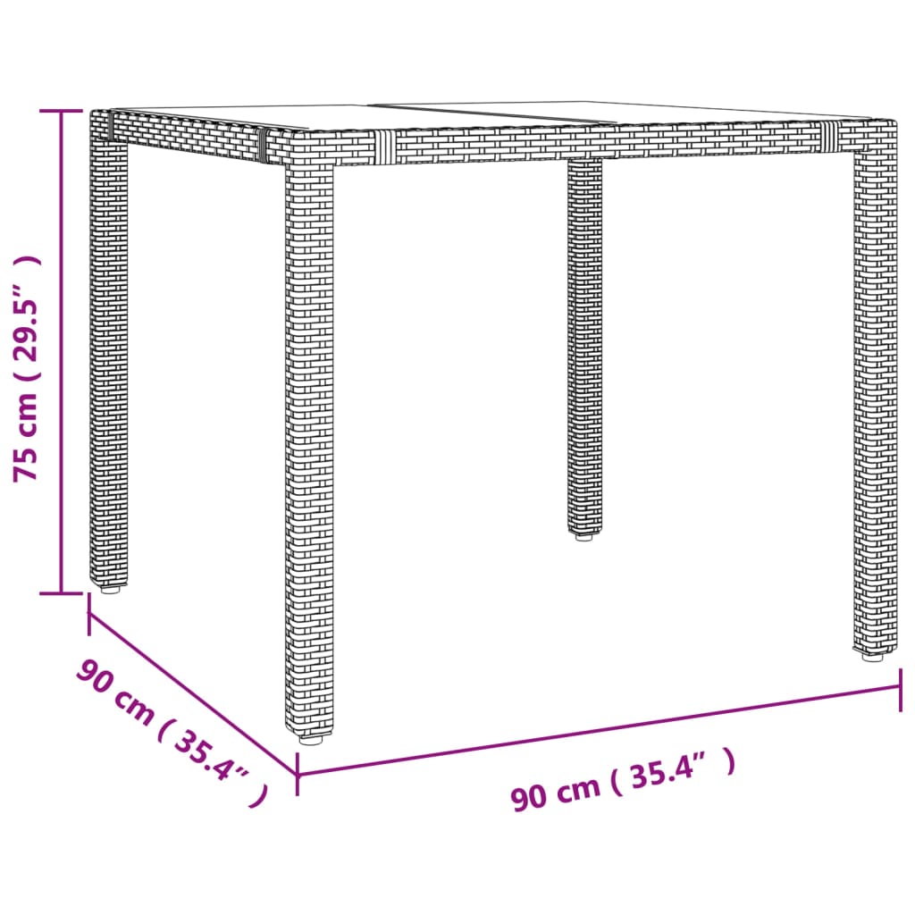 Set mobilier de grădină cu perne, 3 piese, bej, poliratan