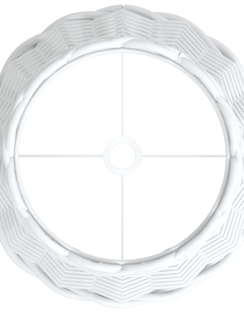 Încărcați imaginea în vizualizatorul Galerie, Abajur de veioză, alb, Ø20x15 cm, răchită - Lando
