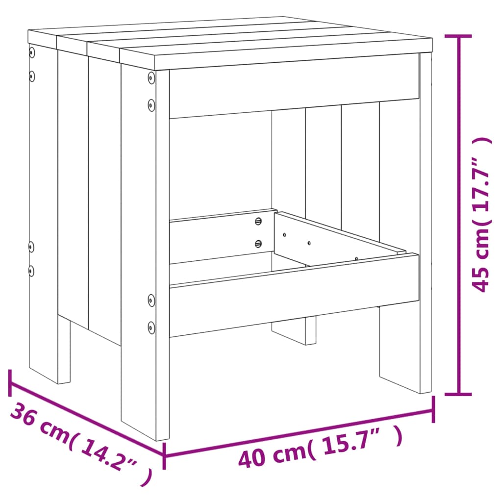 Set mobilier pentru grădină, 13 piese, lemn masiv douglas