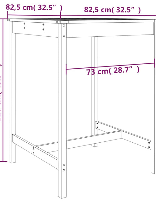 Încărcați imaginea în vizualizatorul Galerie, Set mobilier de bar, 3 piese, maro miere, lemn masiv de pin
