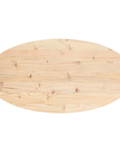 Încărcați imaginea în vizualizatorul Galerie, Blat de masă, 110x55x2,5 cm, lemn masiv de pin, oval

