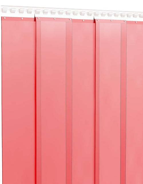 Загрузите изображение в средство просмотра галереи, Perdea pentru ușă, roșu, 200 mmx1,6 mm 25 m, PVC
