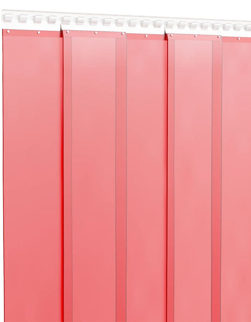 Încărcați imaginea în vizualizatorul Galerie, Perdea pentru ușă, roșu, 200 mmx1,6 mm 50 m, PVC
