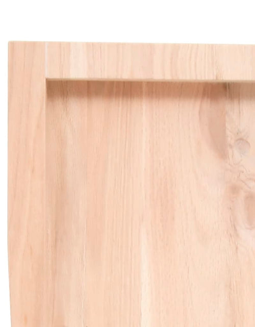 Загрузите изображение в средство просмотра галереи, Poliță de perete, 60x40x(2-4) cm, lemn masiv de stejar netratat
