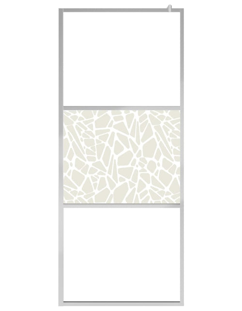 Încărcați imaginea în vizualizatorul Galerie, Paravan duș walk-in cu raft crom 90x195 cm sticlă ESG/aluminiu
