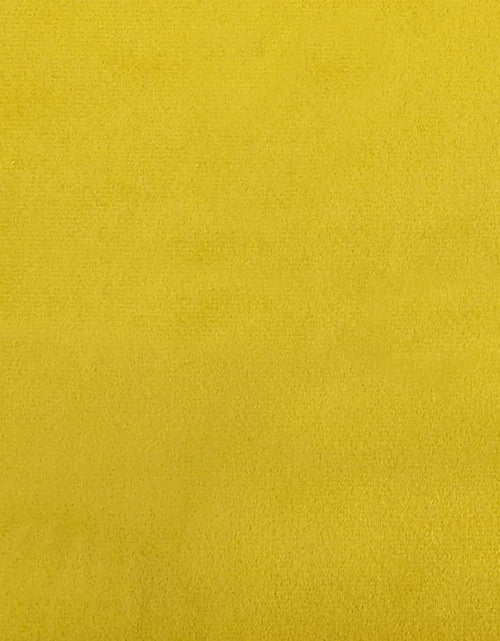 Încărcați imaginea în vizualizatorul Galerie, Canapea extensibilă în formă de L galben 271x140x70 cm catifea
