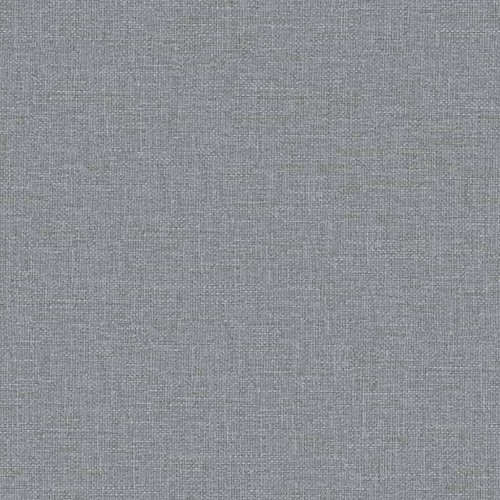 Canapea extensibilă în formă de L gri 255x140x70 cm textil