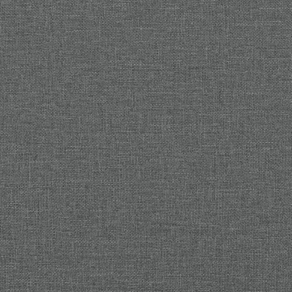 Canapea extensibilă în formă de L gri 255x140x70 cm textil