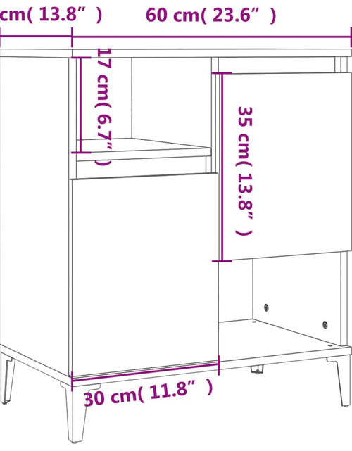 Загрузите изображение в средство просмотра галереи, Dulapuri, 2 buc, alb extralucios, 60x35x70 cm, lemn prelucrat
