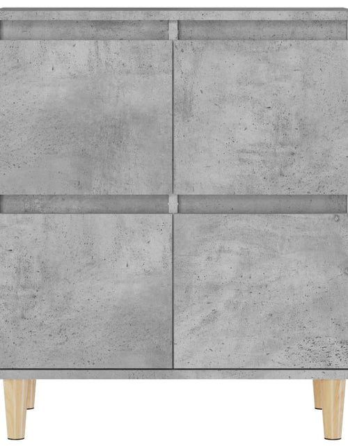 Загрузите изображение в средство просмотра галереи, Dulapuri, 3 buc, gri beton, 60x35x70 cm, lemn prelucrat
