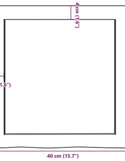 Загрузите изображение в средство просмотра галереи, Blat de baie, maro închis, 40x40x(2-6) cm, lemn masiv tratat
