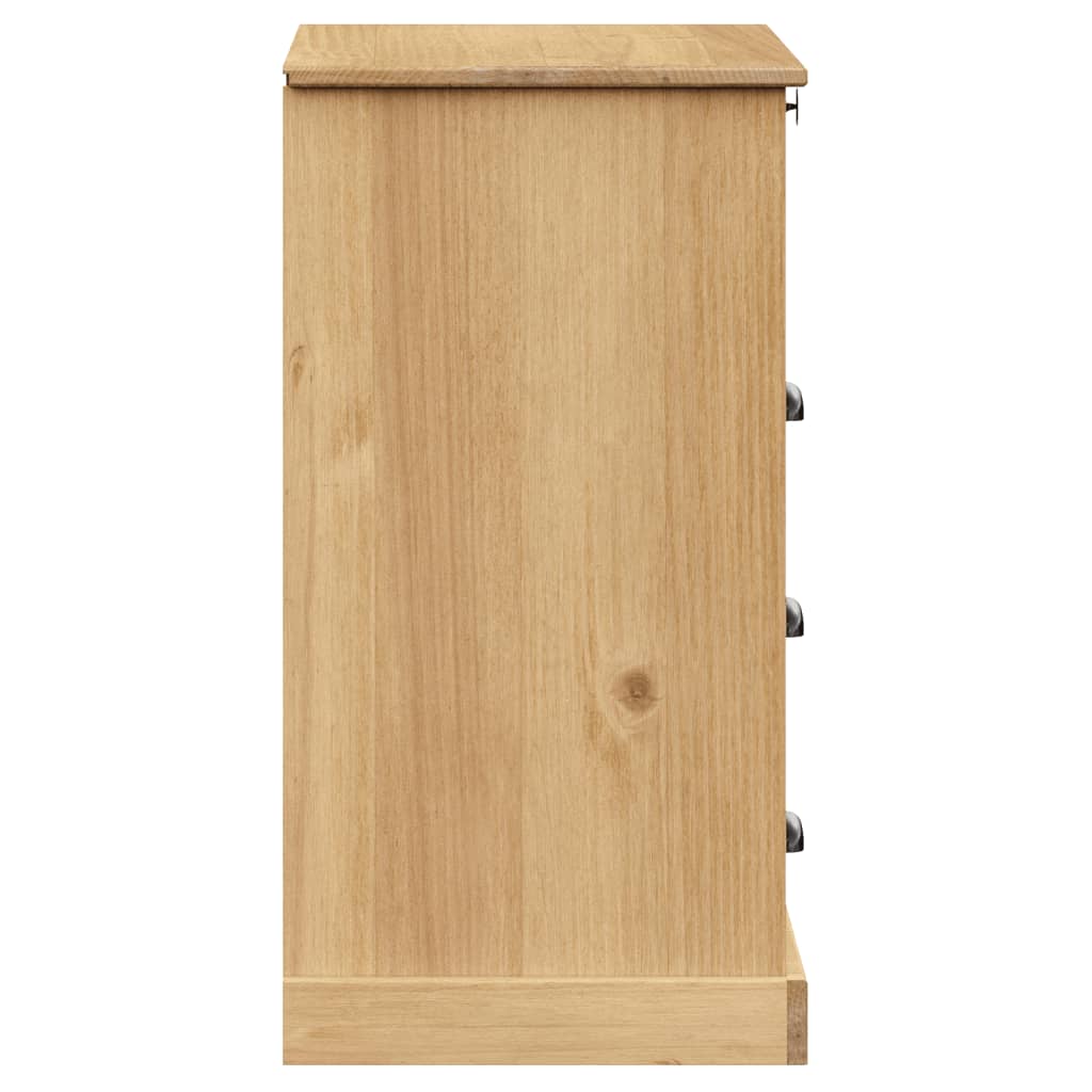 Comodă cu sertare VIGO, 80x40x76 cm, lemn masiv de pin