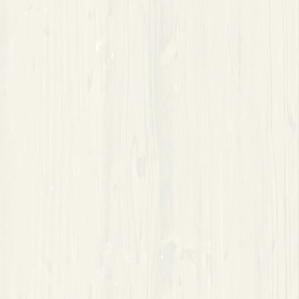 Dulap de pantofi VIGO, alb, 60x35x96 cm, lemn masiv de pin