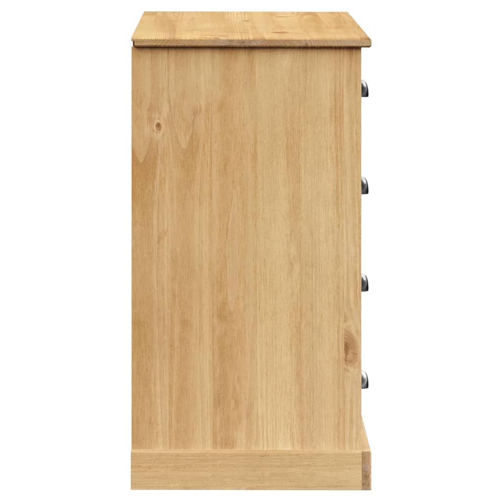 Servantă cu sertare VIGO, 113x40x75 cm, lemn masiv de pin