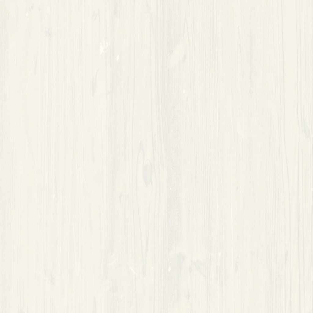 Vitrină de sticlă VIGO, alb, 85x35x170 cm, lemn masiv de pin