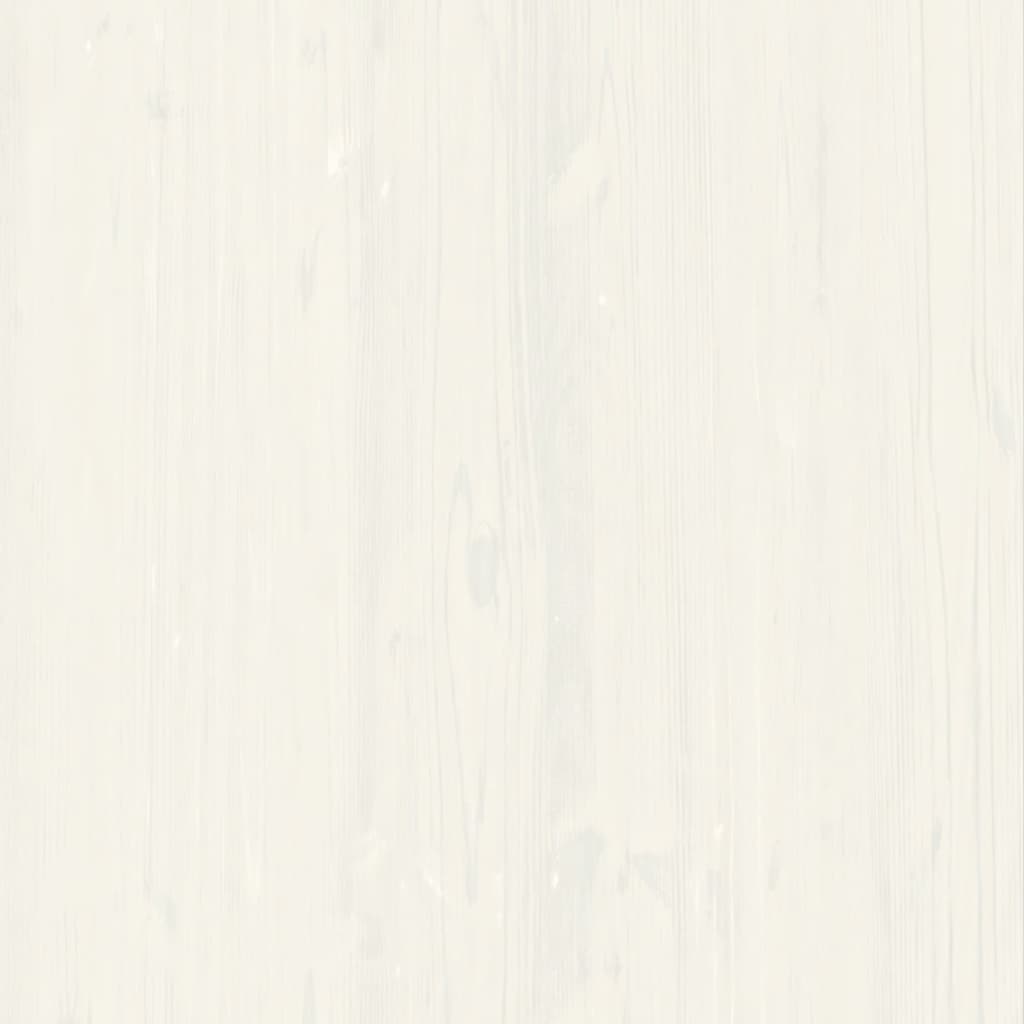 Dulap superior comodă „VIGO”, alb, 78x30x100 cm, lemn masiv pin