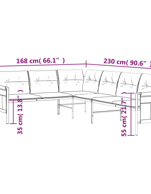 Încărcați imaginea în vizualizatorul Galerie, Set de mobilier dining pentru grădină, 2 piese, antracit, oțel
