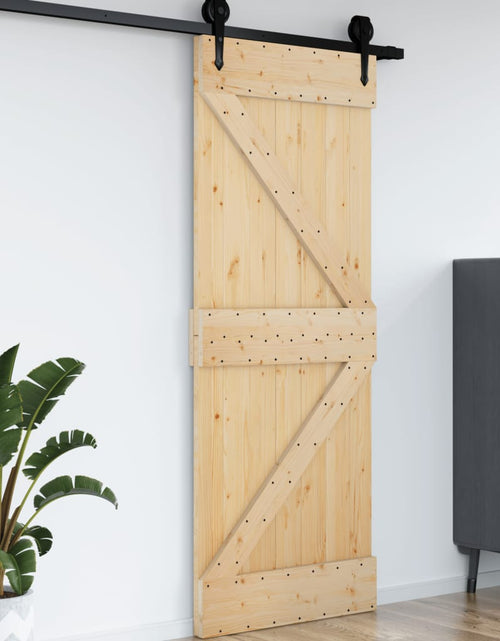 Încărcați imaginea în vizualizatorul Galerie, Ușă „NARVIK”, 70x210 cm, lemn masiv de pin
