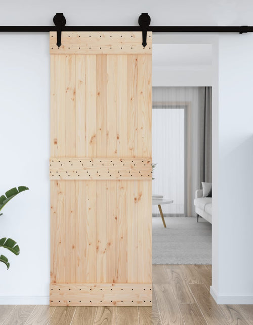 Загрузите изображение в средство просмотра галереи, Ușă „NARVIK”, 85x210 cm, lemn masiv de pin
