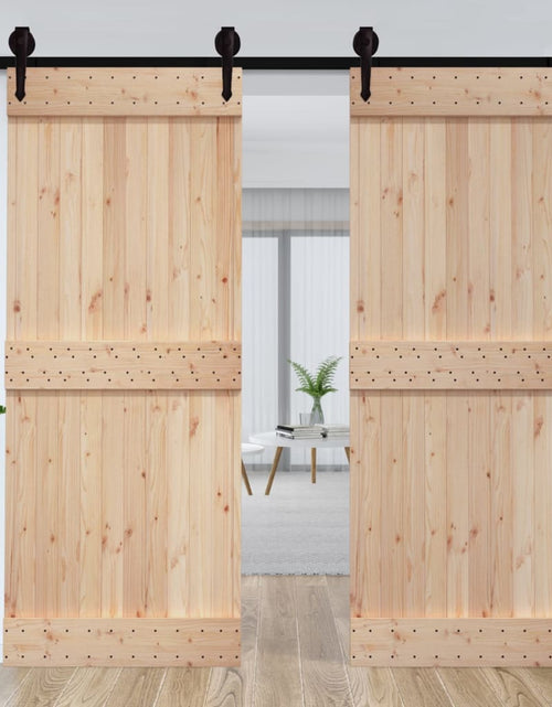 Încărcați imaginea în vizualizatorul Galerie, Ușă „NARVIK”, 95x210 cm, lemn masiv de pin
