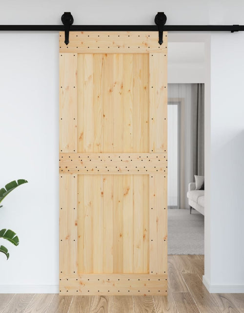 Загрузите изображение в средство просмотра галереи, Ușă „NARVIK”, 95x210 cm, lemn masiv de pin
