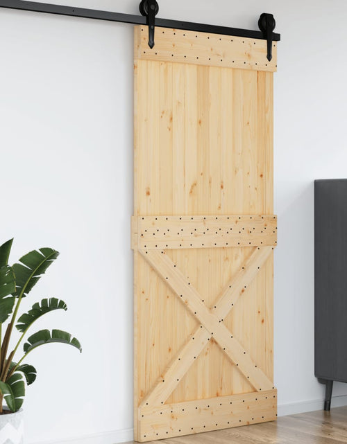 Загрузите изображение в средство просмотра галереи, Ușă „NARVIK”, 100x210 cm, lemn masiv de pin
