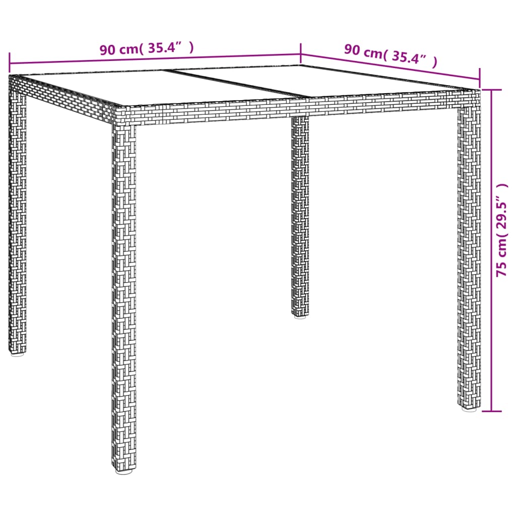 Set mobilier de grădină, 5 piese, cu perne, maro, poliratan