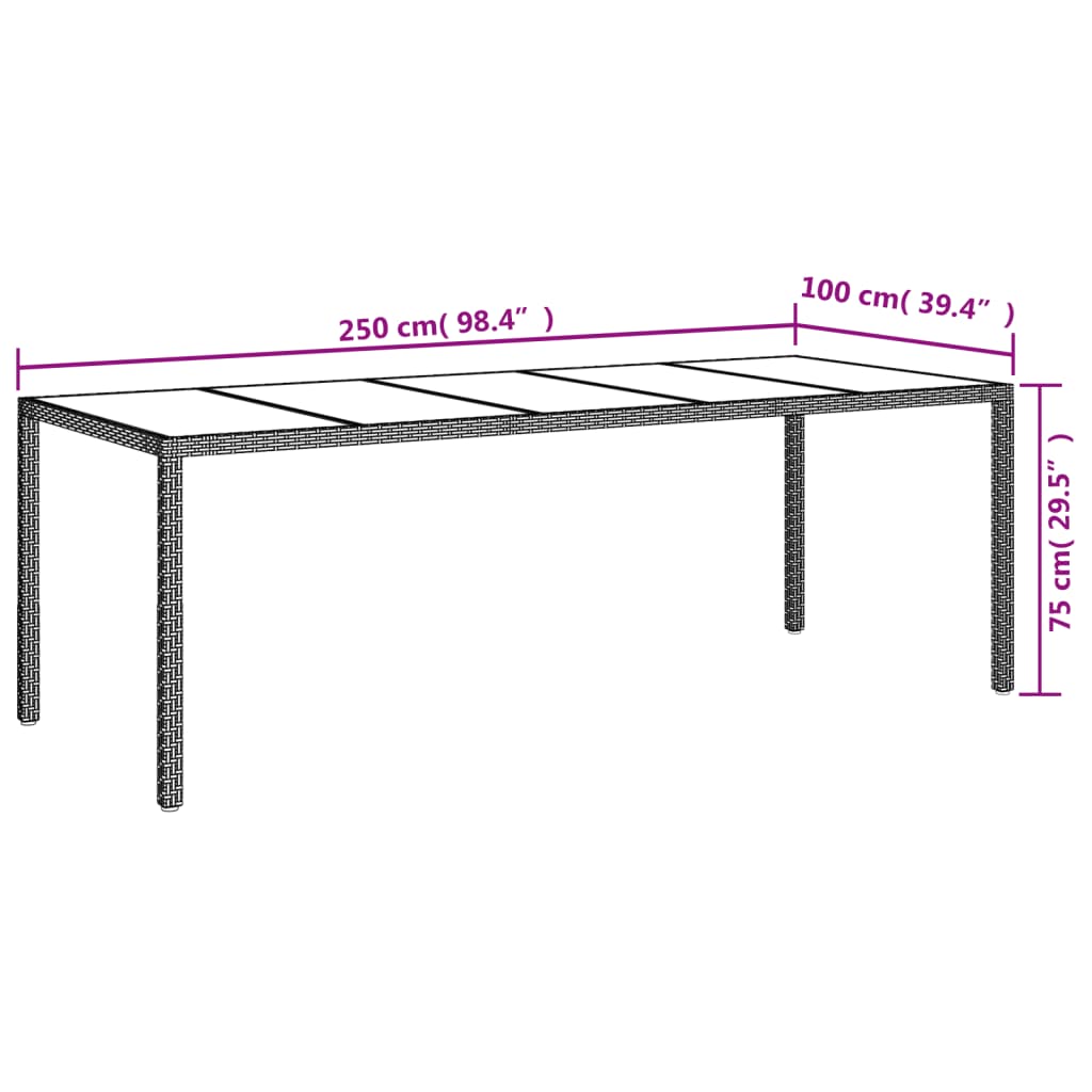 Set mobilier de grădină cu perne, 9 piese, maro, poliratan