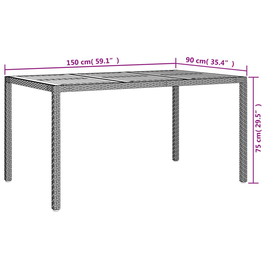 Set mobilier de grădină cu perne, 5 piese, gri, poliratan