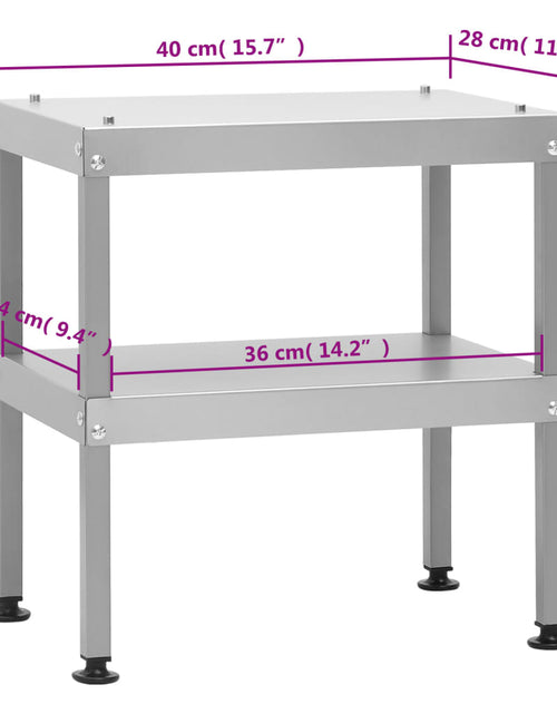 Загрузите изображение в средство просмотра галереи, Afumătoare grătar cu masă, oțel galvanizat
