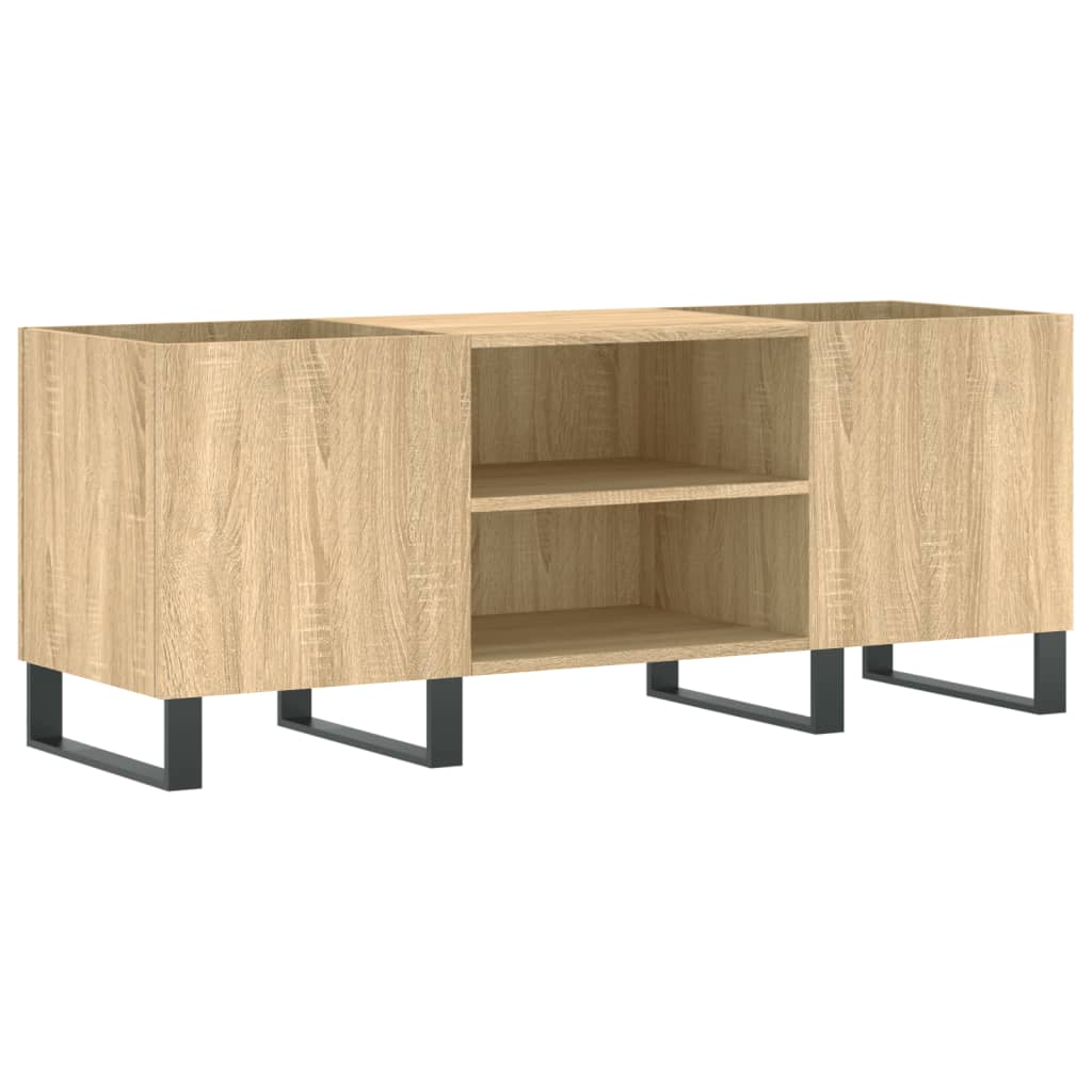 Dulap pentru discuri stejar sonoma 121x38x48 cm, lemn prelucrat