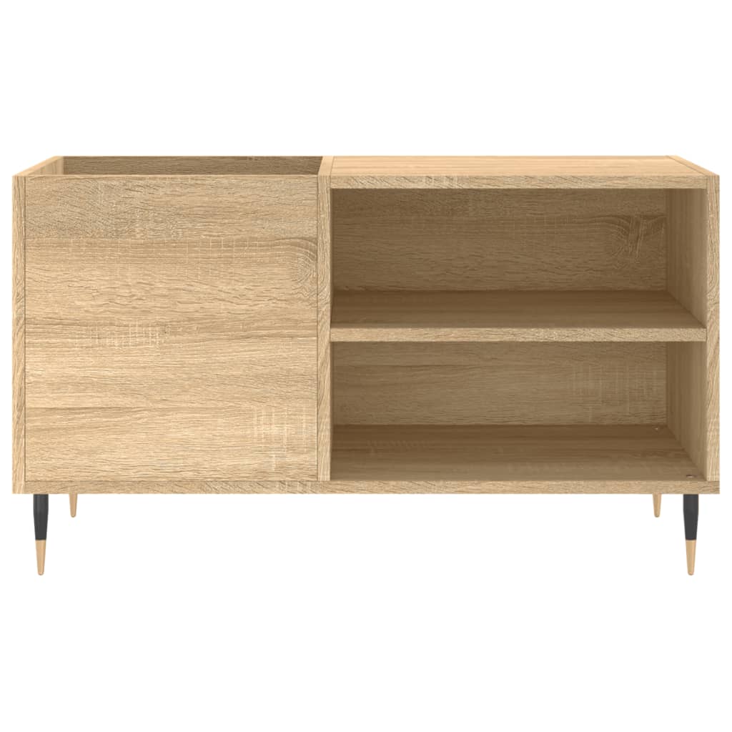 Dulap pentru discuri stejar sonoma 85x38x48 cm lemn prelucrat