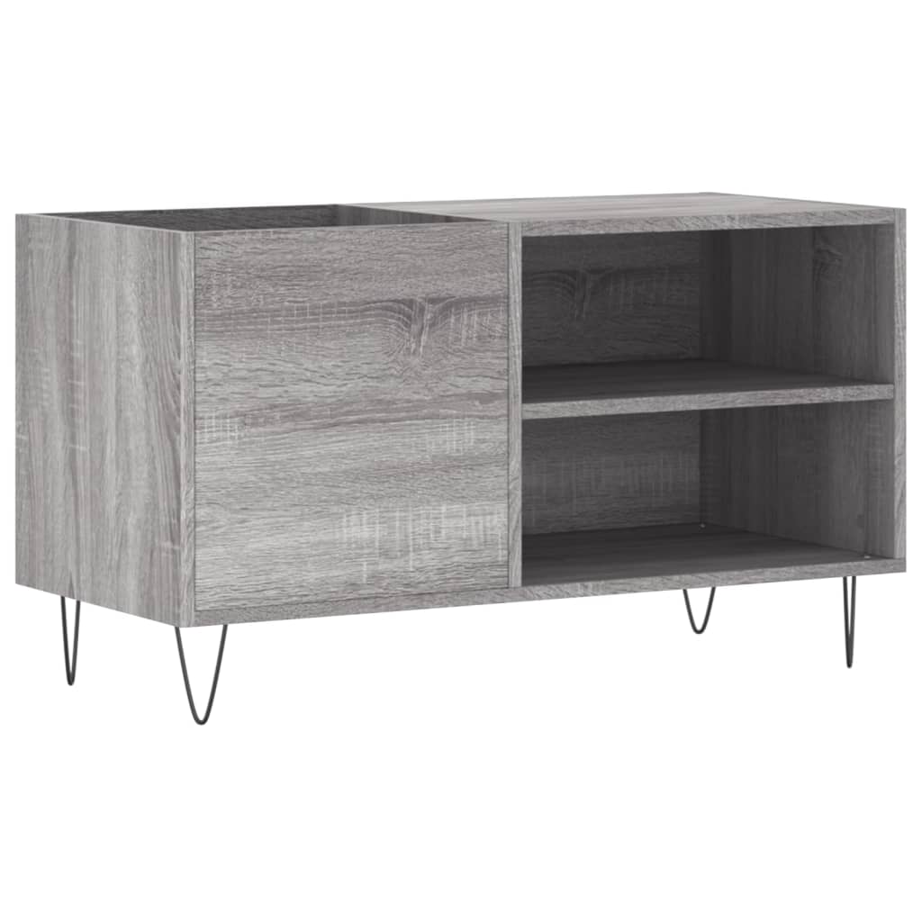 Dulap pentru discuri gri sonoma 85x38x48 cm lemn prelucrat