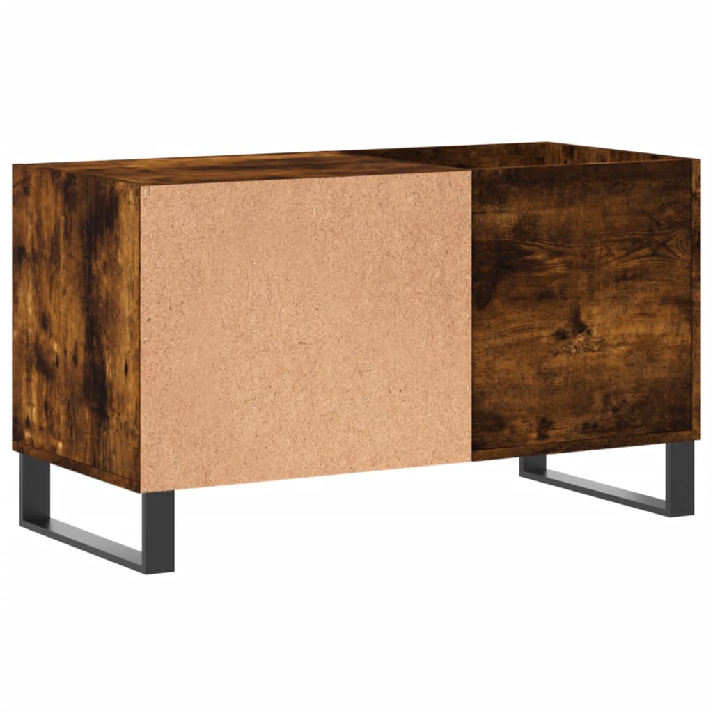 Dulap pentru discuri stejar afumat 85x38x48 cm lemn prelucrat