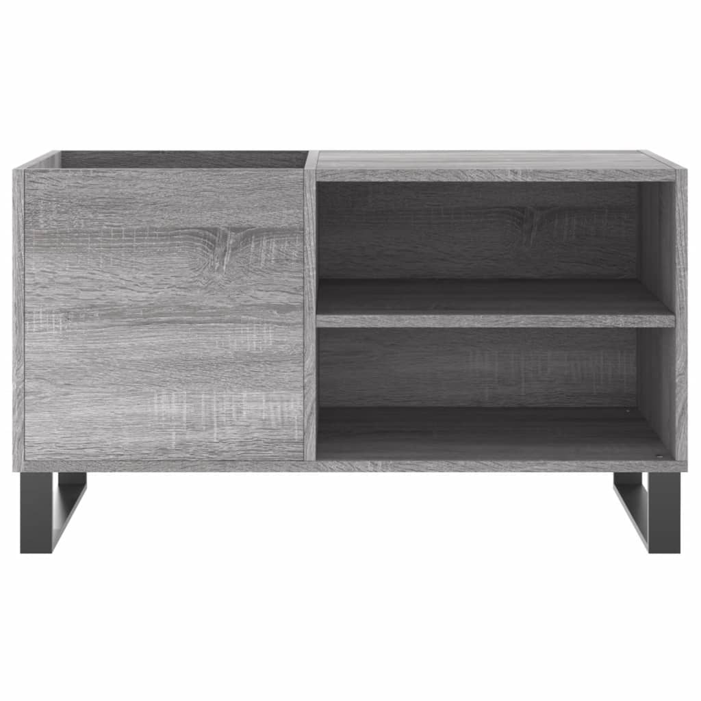 Dulap pentru discuri gri sonoma 85x38x48 cm lemn prelucrat