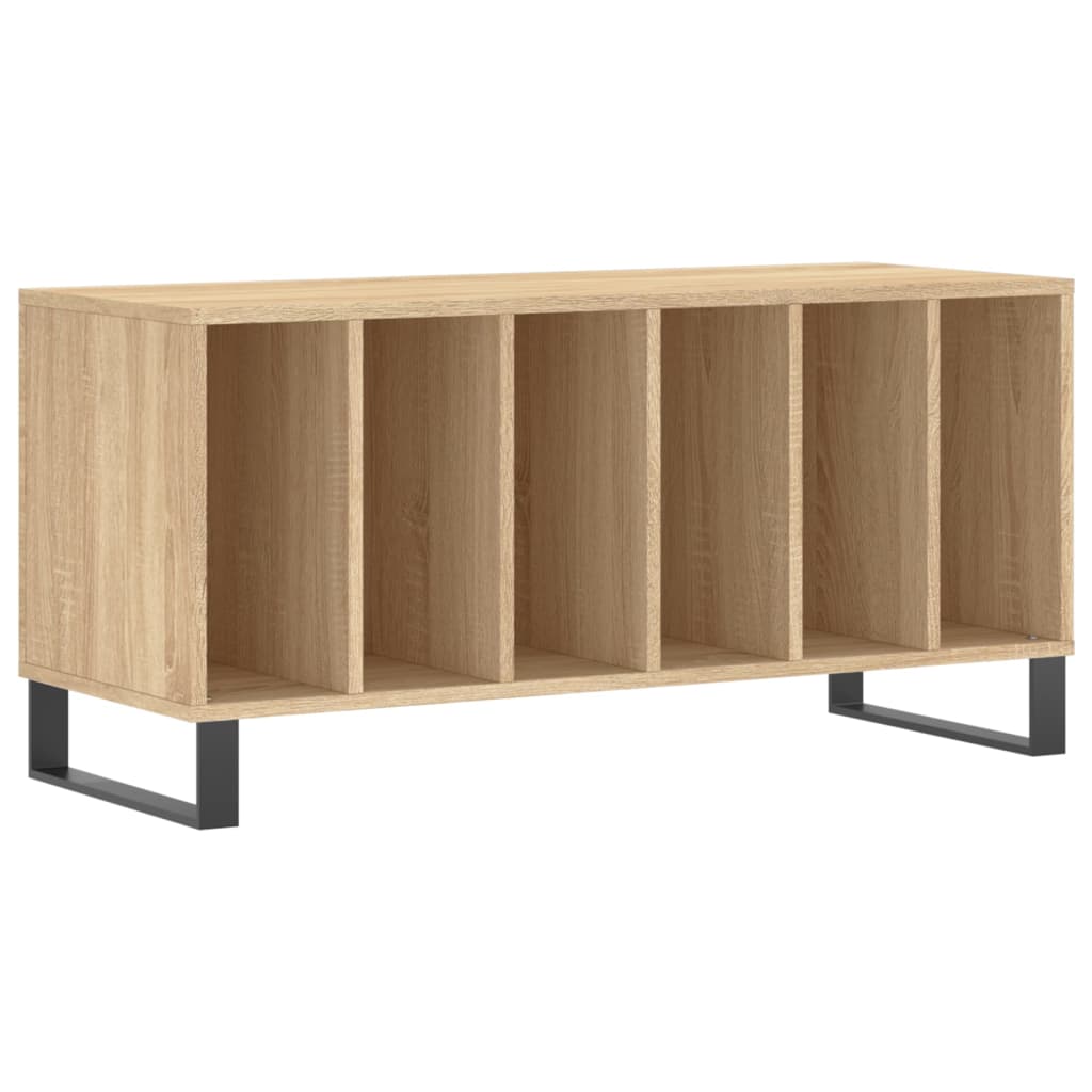 Dulap pentru discuri stejar sonoma 100x38x48 cm, lemn prelucrat