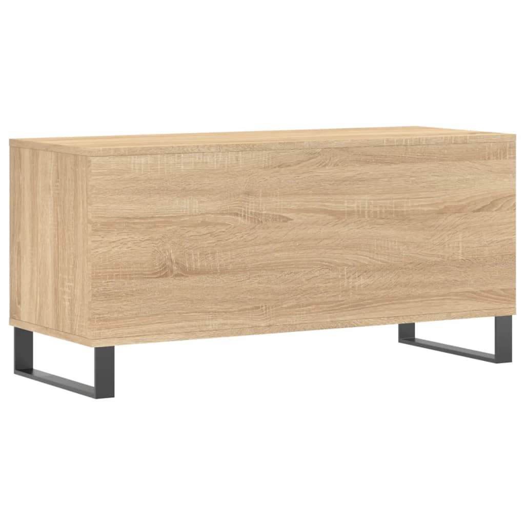 Dulap pentru discuri stejar sonoma 100x38x48 cm, lemn prelucrat