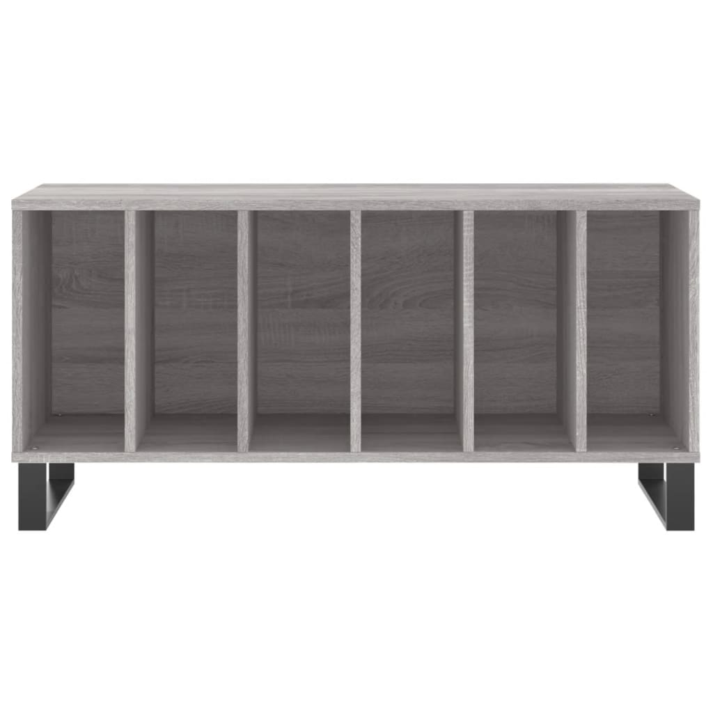 Dulap pentru discuri gri sonoma, 100x38x48 cm, lemn prelucrat