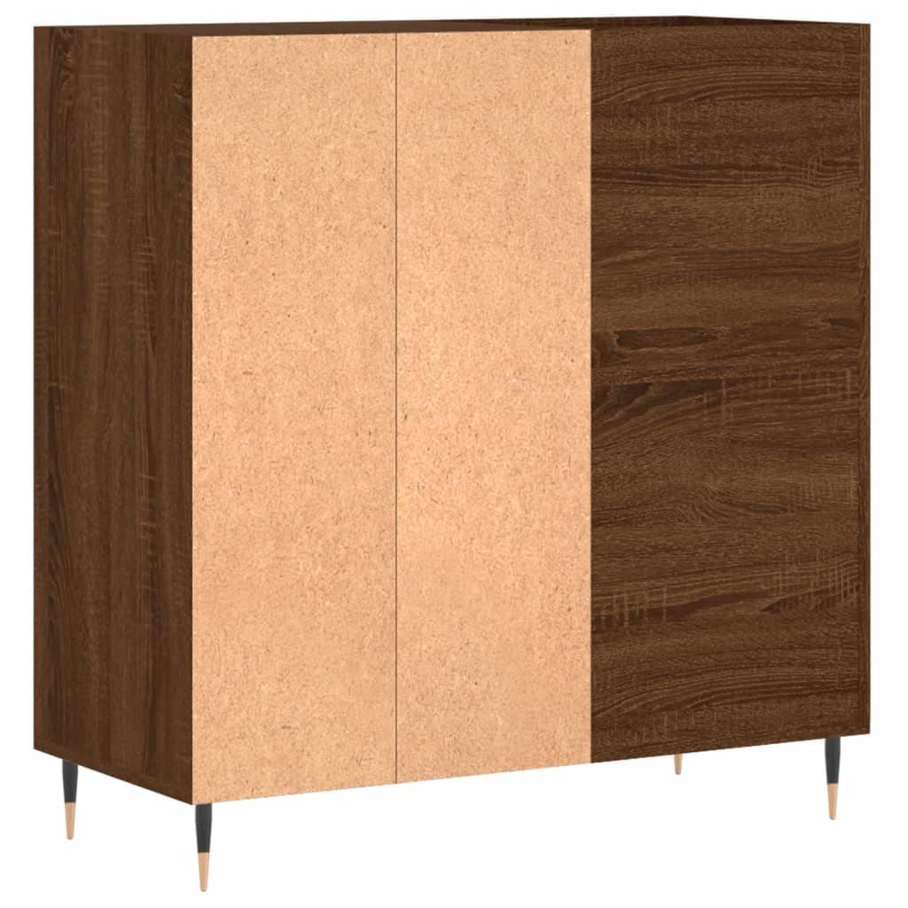 Dulap pentru discuri stejar maro 84,5x38x89 cm lemn compozit