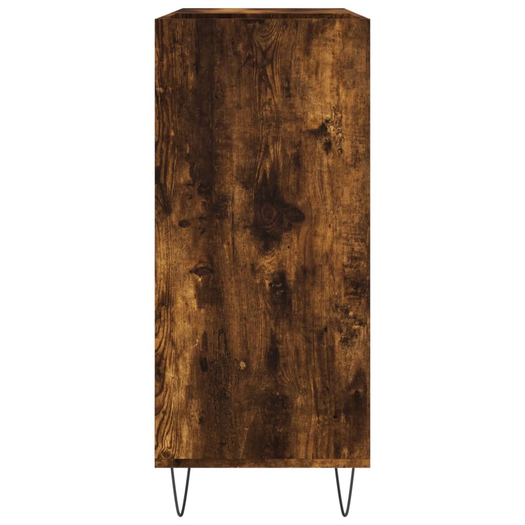 Dulap pentru discuri stejar fumuriu 84,5x38x89 cm lemn compozit