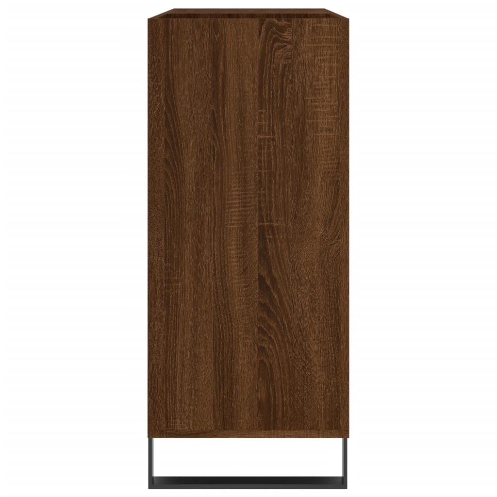 Dulap pentru discuri stejar maro 84,5x38x89 cm lemn compozit