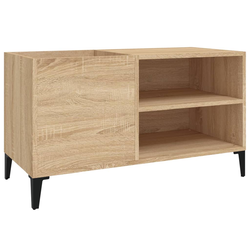 Dulap pentru discuri stejar sonoma 84,5x38x48 cm lemn prelucrat