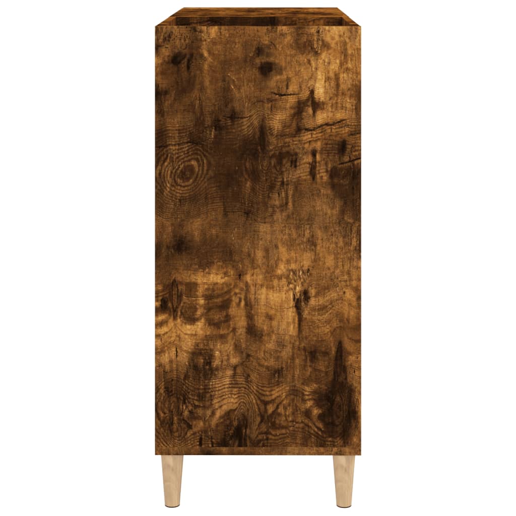 Dulap pentru discuri stejar fumuriu 84,5x38x89 cm lemn compozit