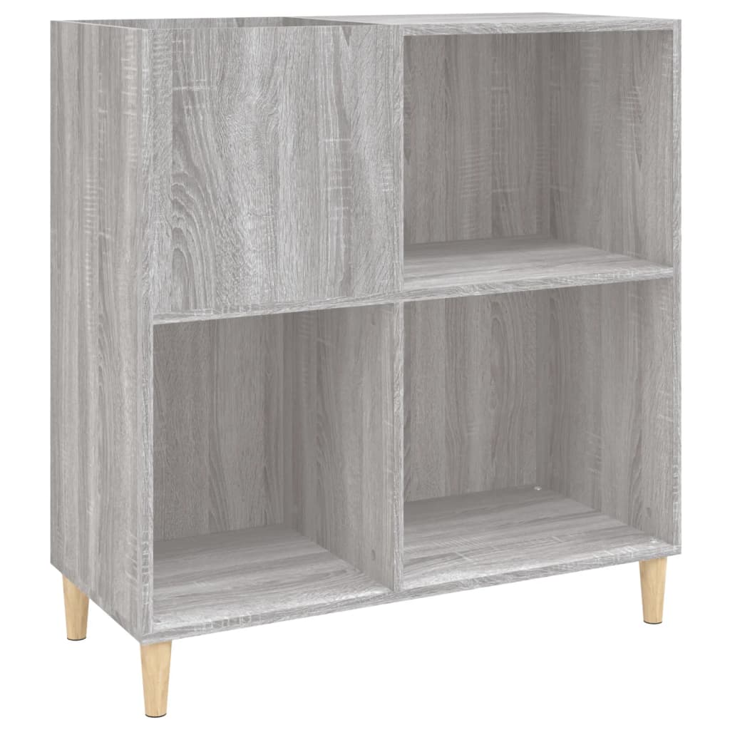 Dulap pentru discuri gri sonoma 84,5x38x89 cm lemn compozit