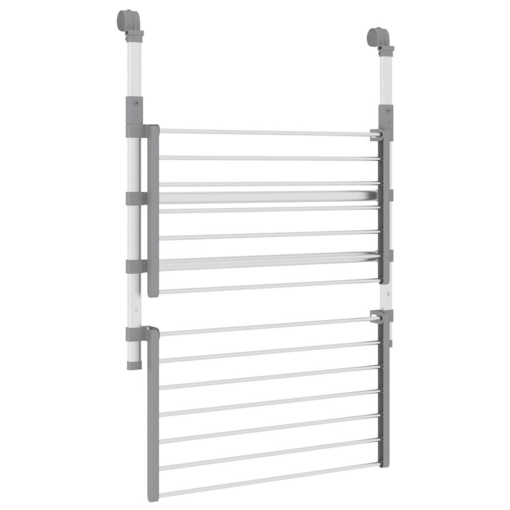 Suport de uscare pentru balcon, 54x25x42 cm, aluminiu