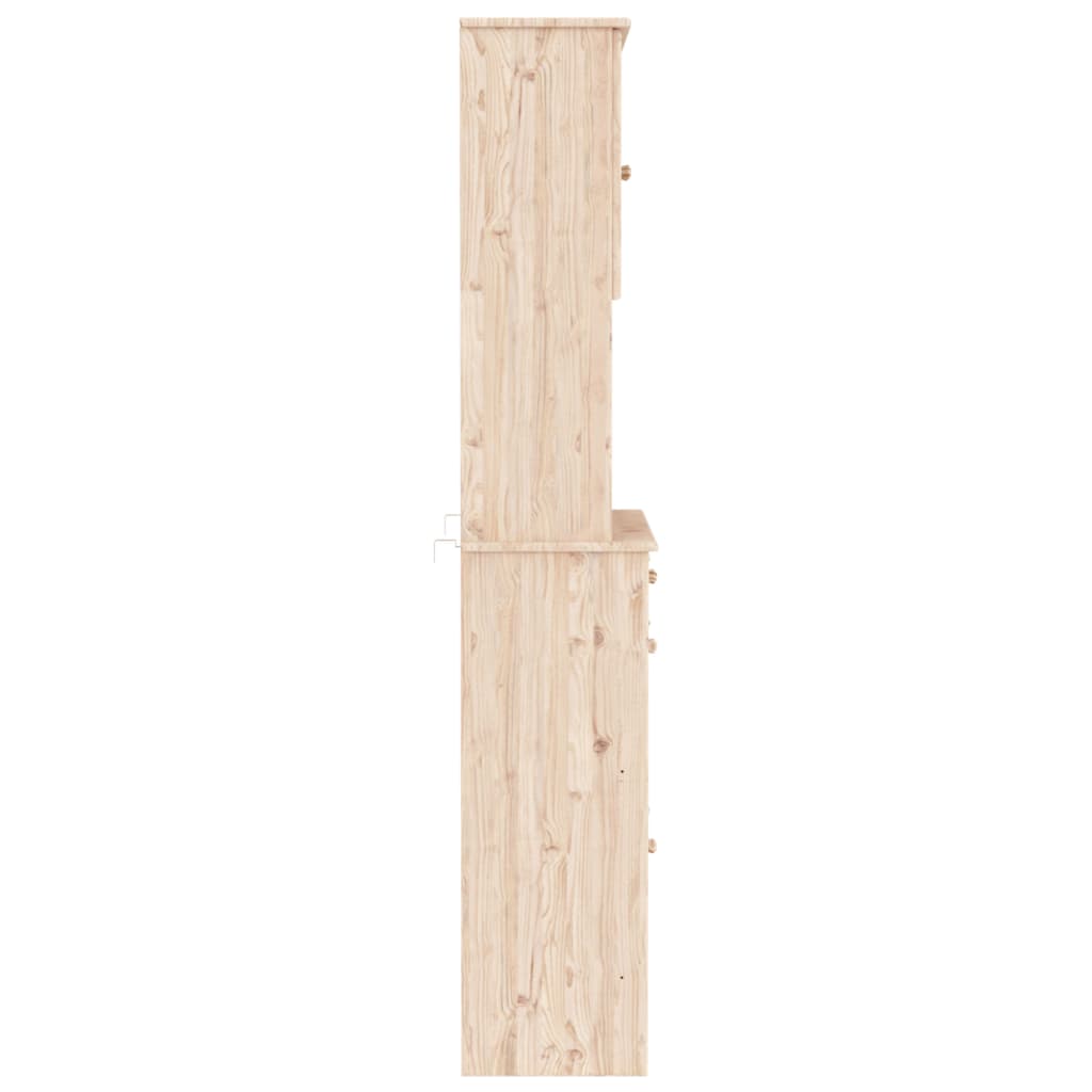Dulap înalt ALTA, 77x35x188 cm, lemn masiv de pin