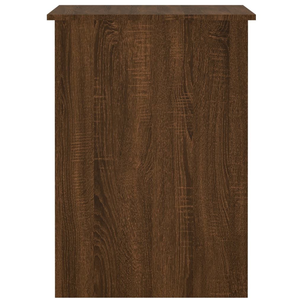 Birou, stejar maro, 100x55x75 cm, lemn prelucrat